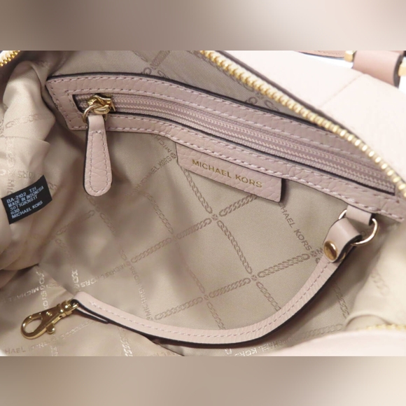 EUC Michael Kors Nude Pink Beck 2 Way Satchel Bag! - Picture 6 of 8
